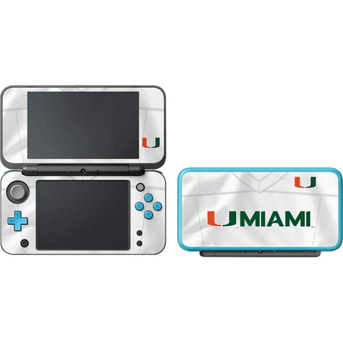 University of Miami White Jersey Nintendo 2DS XL (2017) Skin